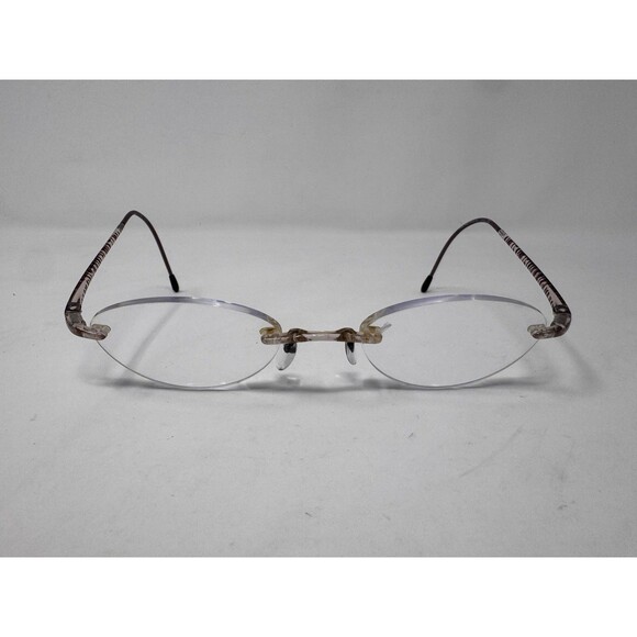 Silhouette SPX 1520 Pink Brown Rimless Eyeglass Frames 50-21-135 Austria Made main image 15